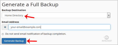 Backup cPanel